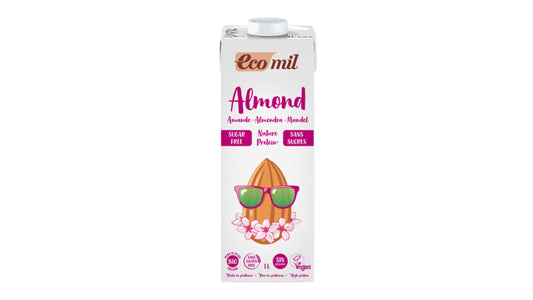 ECOMIL, ALMOND MILK PROTEIN SUGAR FREE 1L BIO