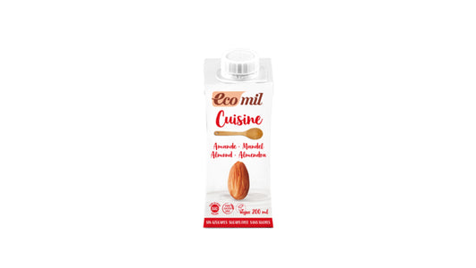 Ecomil, Cuisine Almond Cream Sugar Free 200Ml Bio