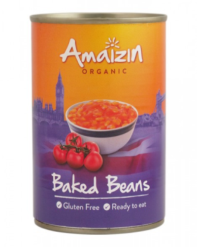AMAIZIN, BAKED BEANS 400G BIO