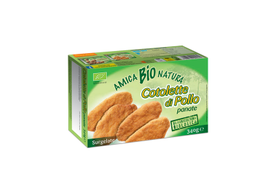 AMICA NATURA, CHICKEN SCHNITZEL 340G BIO