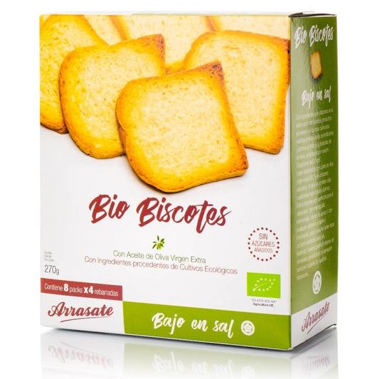 ARRASATE BIO TOAST SALT FREE 270GR