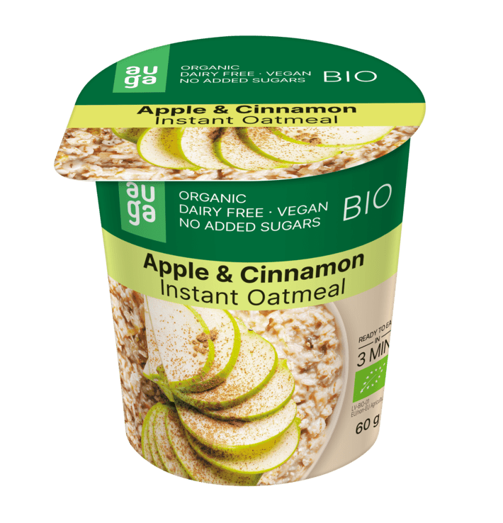 AUGA OATMEAL APPLES CINNAMON BIO