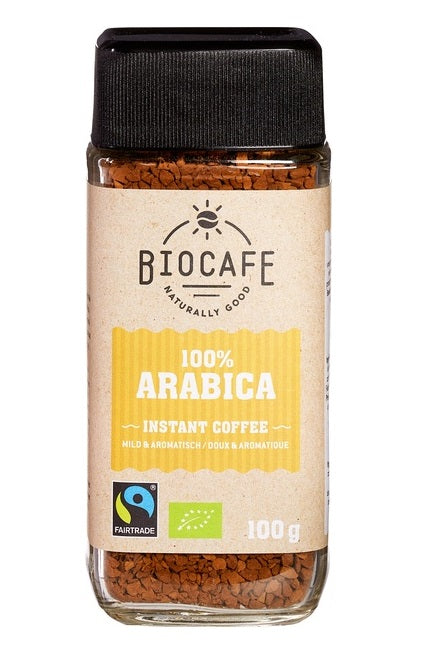 BIOCAFE, 100 ARABICA INSTANT COFFEE 100G BIO