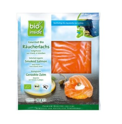 BIO INSIDE, SMOKED SALMON SLICES 70G BIO