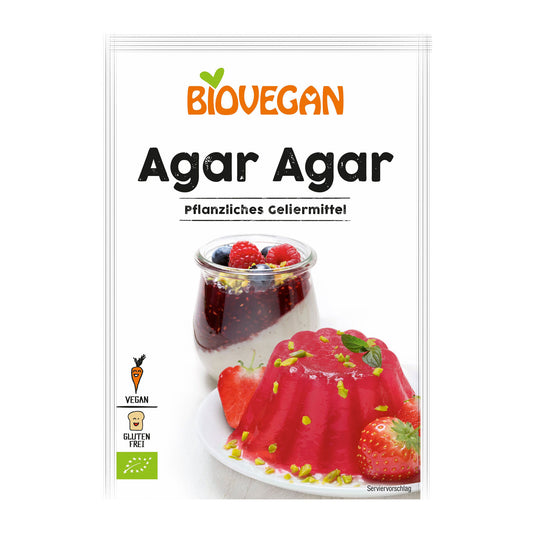 BIOVEGAN, AGAR AGAR VEGAN QUICK GELATINE 30G