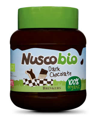 BRINKERS, NUSCOBIO DARK CHOCOLATE 400G BIO