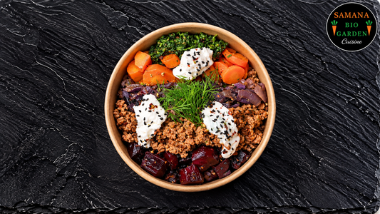 Buckwheat Healthy Bowl with Ground Beef