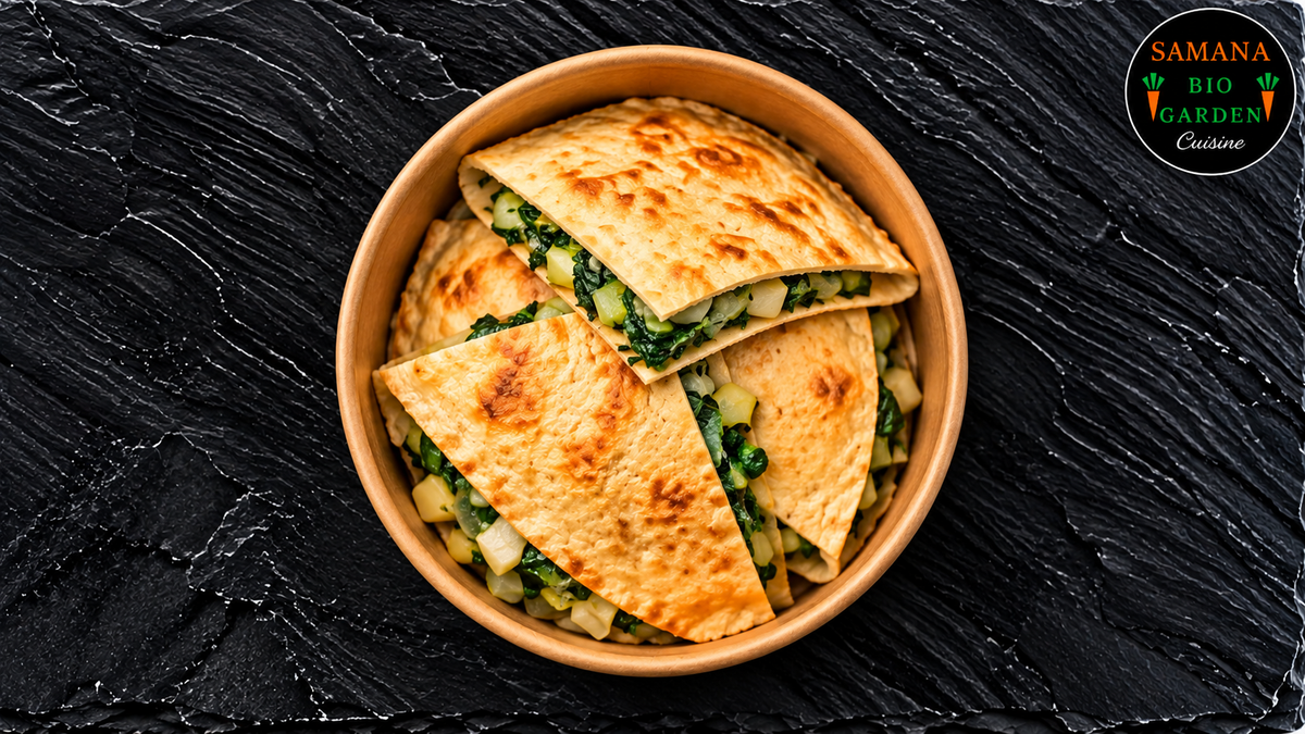 Vegan Guacamole Quesadilla