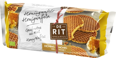 DE RIT, HONEY WAFLES 175G