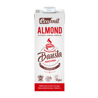 ECOMIL, BARISTA ALMOND MILK PROFESSIONAL 1LT BIO