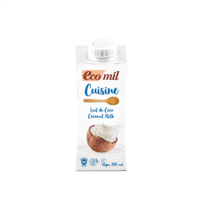ECOMIL, CUISINE COCONUT CREAM 200ML