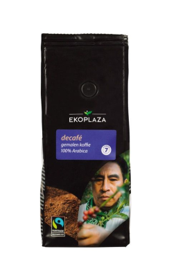 EKOPLAZA, DECAFFEINATED GROUND COFFEE 250G BIO