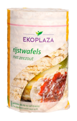 EKOPLAZA, RICE CRACKERS SALTED 100G