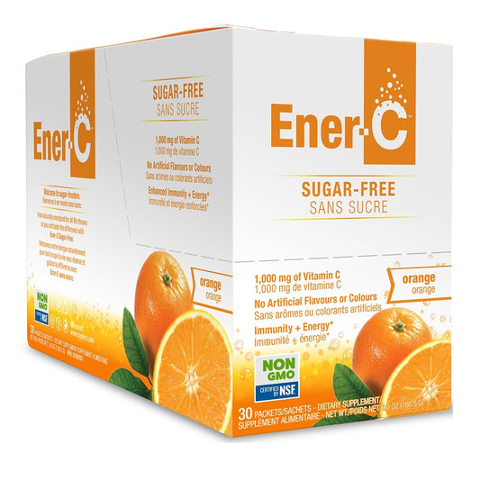 ENER-C, ORANGE SUGAR FREE 30 SACHETS