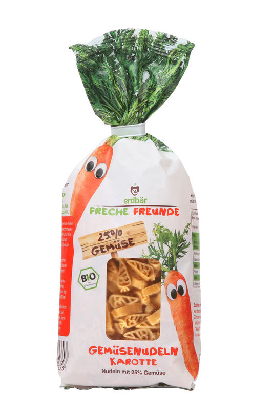 ERDBAR, PASTA WITH CARROT 300G BIO