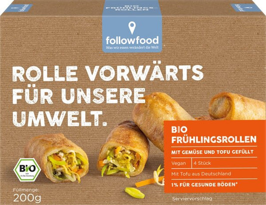 FOLLOWFOOD, ORGANIC SPRING ROLLS 200G