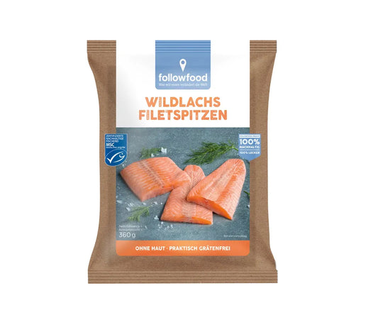 FOLLOWFOOD, WILD SALMON FILLETS 360G