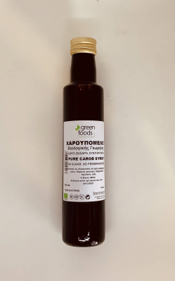 GREEN FOODS, CAROB SYRUP 250ML BIO