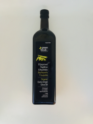 GREEN FOODS, EXTRA VIRGIN OLIVE OIL 1L BIO