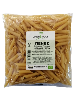 GREEN FOODS, PENNE WHITE BIO 500G