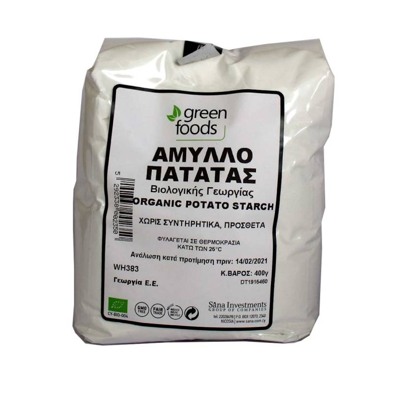 GREEN FOODS, POTATO STARCH BIO 400G
