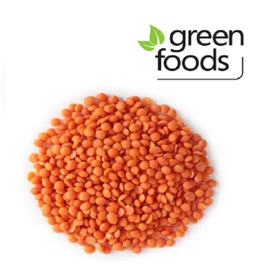 GREEN FOODS, RED LENTILS 400G BIO
