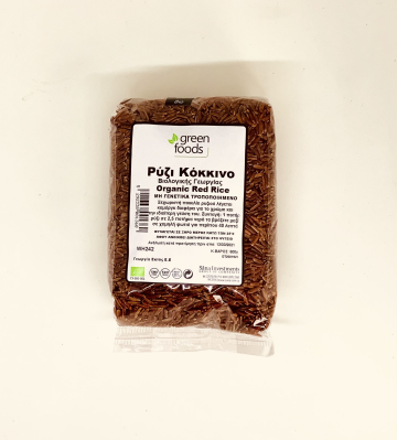 GREEN FOODS, RICE RED ΒΙΟ 500G