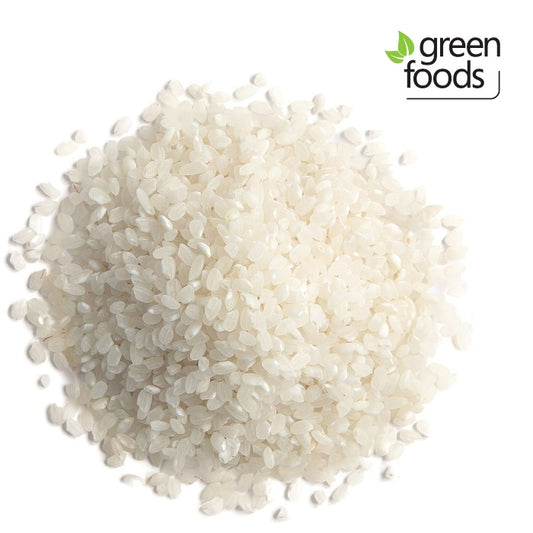 GREEN FOODS, RICE SHORT GRAIN WHITE 500G BIO
