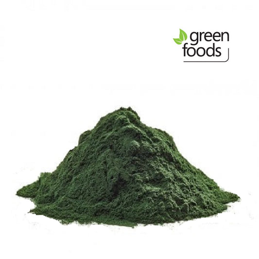 GREEN FOODS, SPIRULINA POWDER BIO 100G