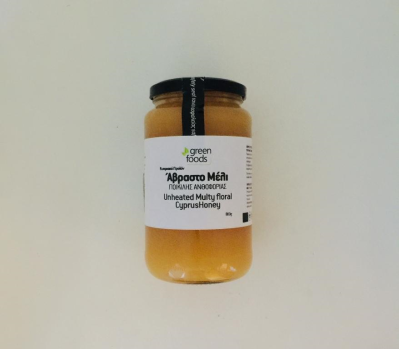 GREEN FOODS, UNBOILED CYPRUS HONEY 790GR