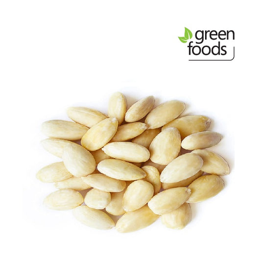 GREEN FOODS, WHITE ALMONDS 200GR BIO