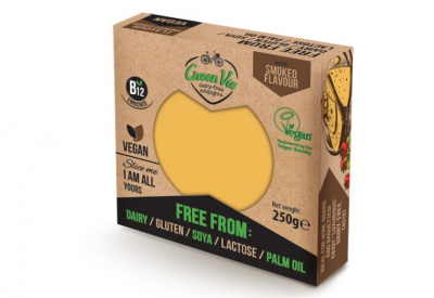 GREENVIE, SMOKED GOUDA FLAVOUR BLOCK 250G VEGAN