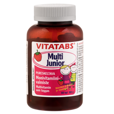 HANKINTATUKKU, VITATABS, MULTI JUNIOR TABS 180G 60TABS