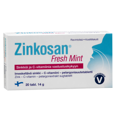HANKINTATUKKU, ZINKOSAN, FRESHMINT 14G 20 TABS
