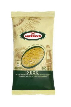 HELIOS, ORZO PASTA 500G BIO