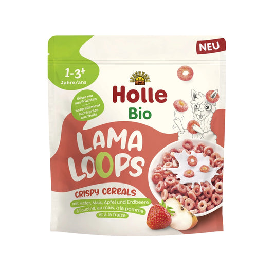 HOLLE, LAMA LOOPS CRISPY CEREALS 125G BIO