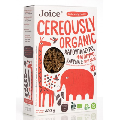 JOICE, CEREOUSLY ORGANIC CAROB FLOUR CEREAL 350G