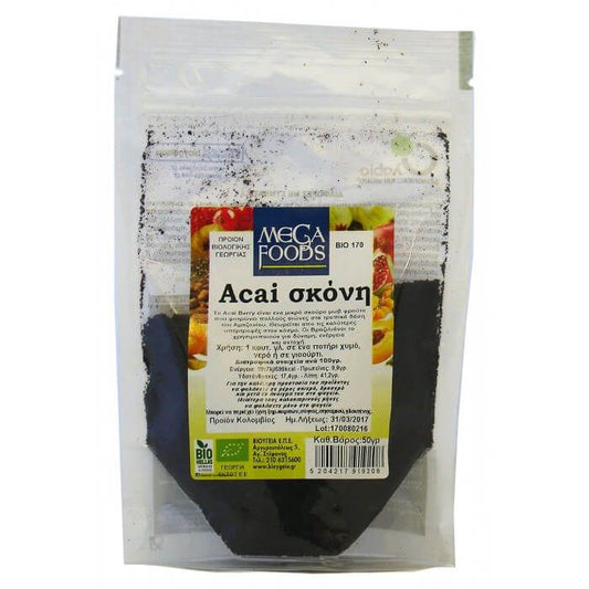 MEGA FOODS, ACAI POWDER 50G BIO