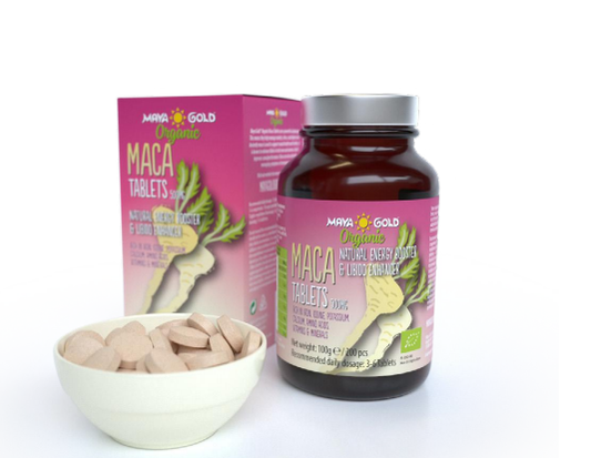 MAYA GOLD, MACA TABLETS 500MG 200PCS BIO