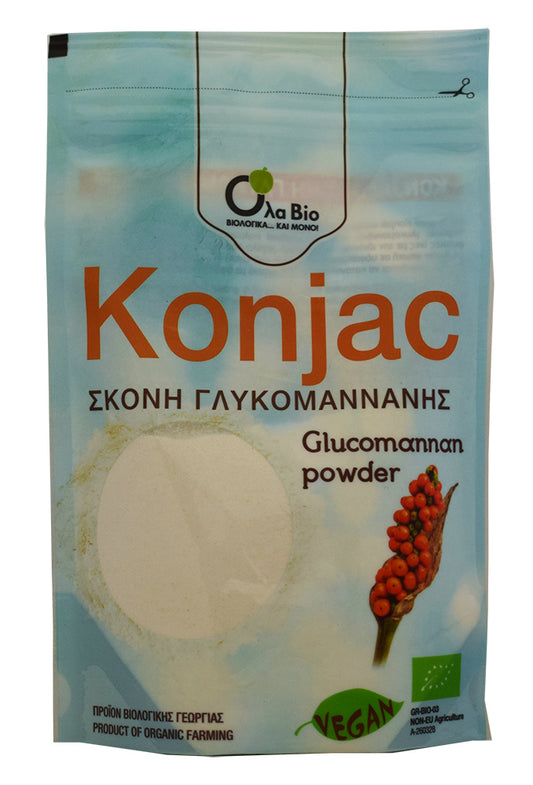 OLA BIO, KONJAC GLUCOMANNAN POWDER 100G BIO
