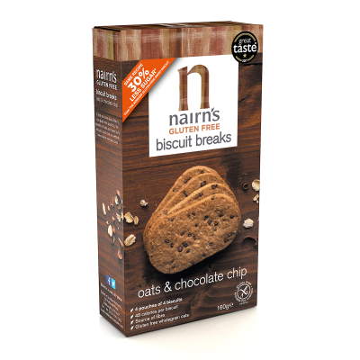 NAIRNS, CHOC BISCUIT BREAKS G/F 160G