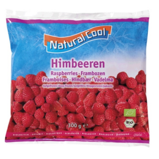NATURAL COOL, RASPBERRIES 300GR BIO
