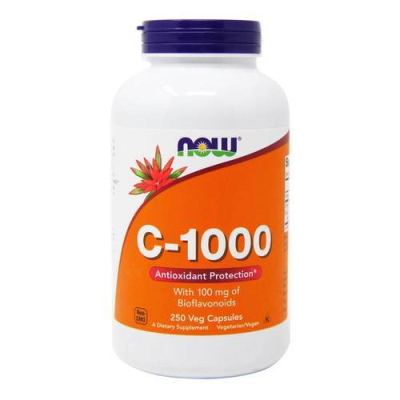 NOW, C1000 100MG 100 VEG CAPS