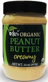 OSKRI, PEANUT BUTTER CREAMY 500G BIO