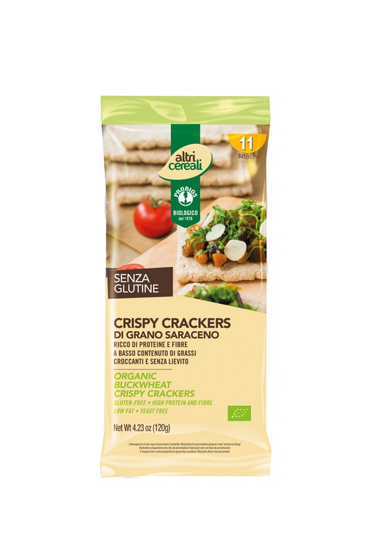 PROBIOS, BUCKWHEAT CRISPY CRACKERS 120G BIO
