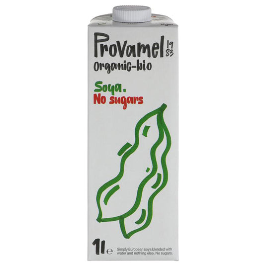 PROVAMEL, SOYA DRINK NATURAL SUGAR FREE 1L