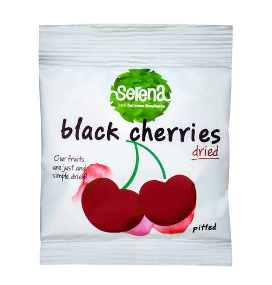 SERENA, BLACK PITTED DRIED CHERRIES 30G