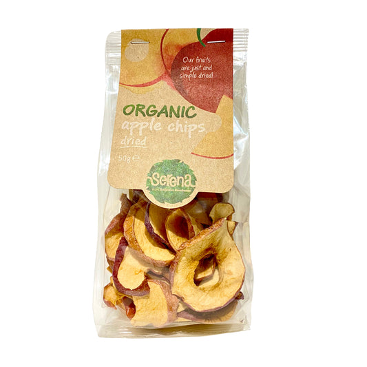 SERENA, DRIED APPLE CHIPS BIO 50G