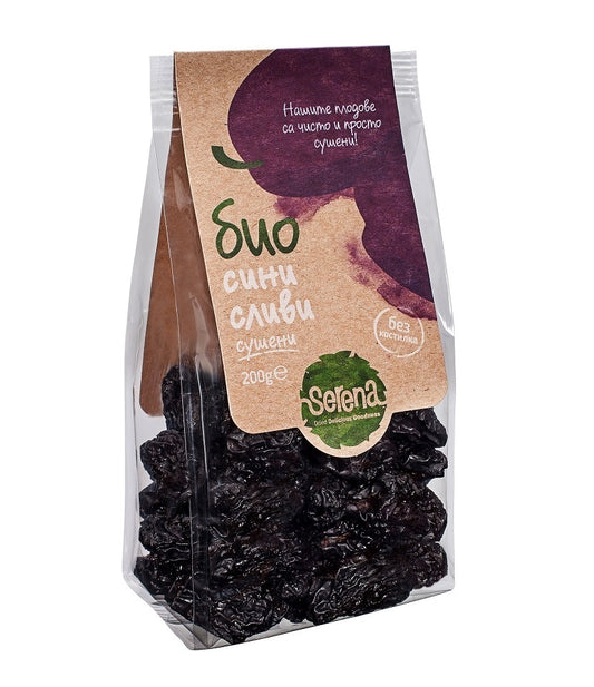 SERENA, DRIED PITTED PRUNES BIO 200G