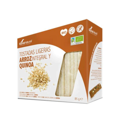 SORIA NATURAL, LIGHT RICE AND QUINOA TOASTS 4X25G ΒΙΟ